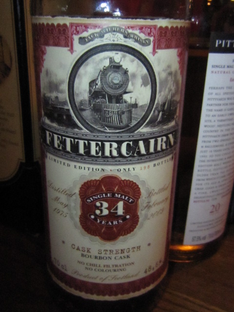 フェッターケアン Fettercairn 34yo 1975/2009 (48.6%,  JWWW, “Old Train”, 054/198 Bts. BOURBON CASK)　70CL