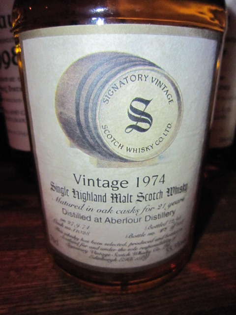 アベラワー　Aberlour-Glenlivet 21yo 1974/1995 (55.5%, SigV, D. old C.r  lbl, C#11028, 87/158 Bts. D27/9/’74  B12/’95)