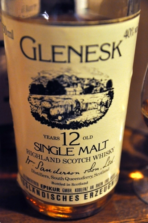 グレネスク　Glenesk  12yo (40%, OB, Wm Sanderson, 1980’s)