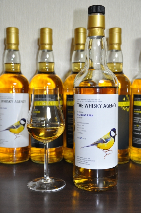 ハイランドパーク  Highland Park 25yo 1985/2010 (54.6%,　The Whisky Agency, “Birds”, 132 Bts,) Ex-Bourbon