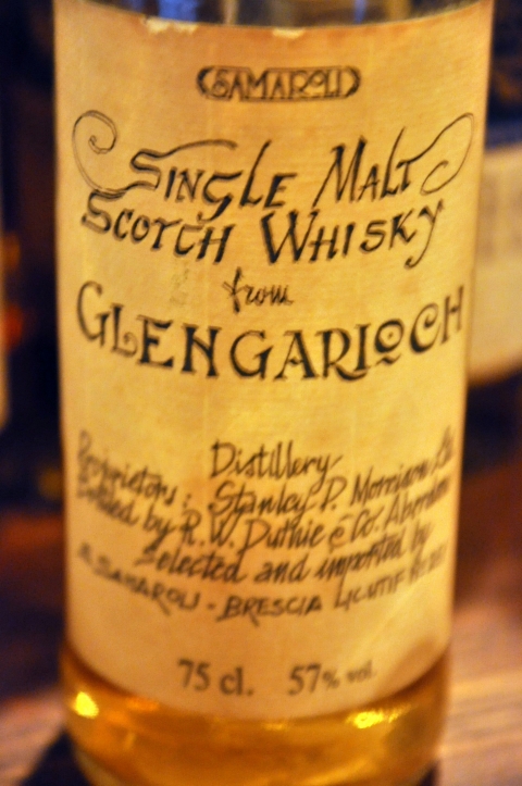 グレンギリー　Glen Garioch 13yo 1975 (57%, Samaroli, Handwritten label, +/-1988, 75cl)　