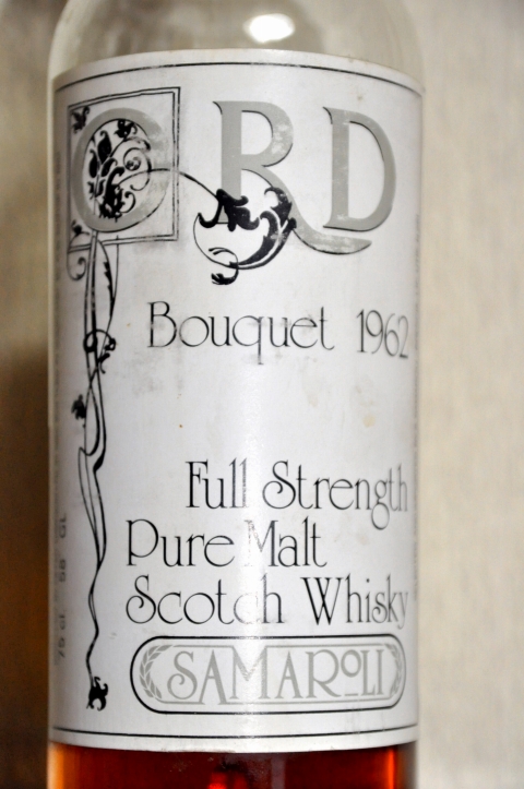 オード Ord  22yo 1962/1984 (58%, Samaroli, Bouquet, 315/720Bts) The Great Bouquet by Samaroli, ”Pure Malt Scotch Whisky”