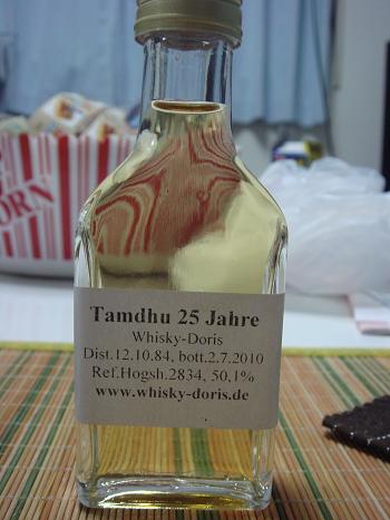 タムデュー　Tamdhu 1984-2010 Whisky Doris Cask 2834 50.1%