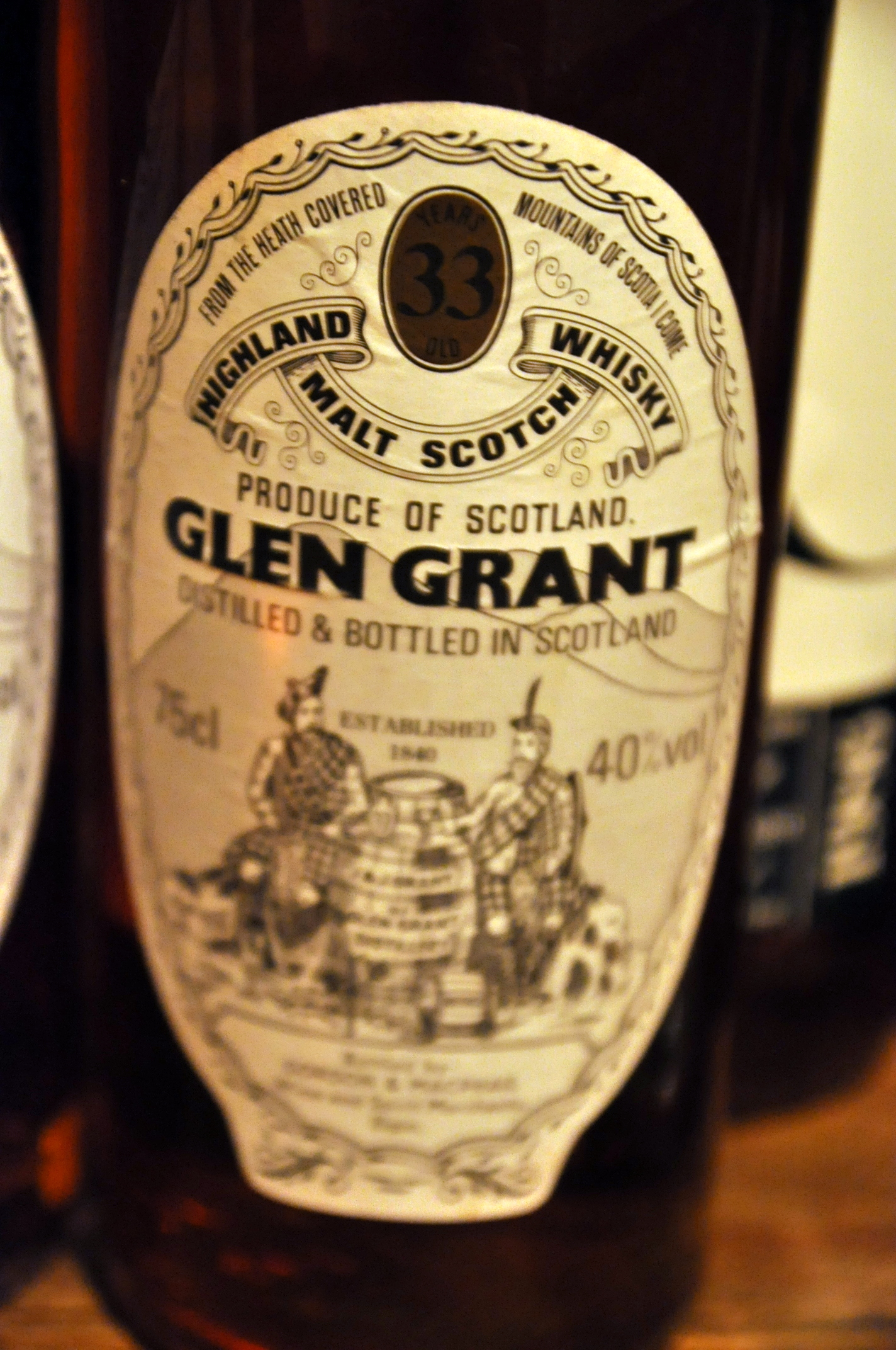 グレングラント Glen Grant 33yo (40%, G&M Licensed bottling, 75cl)