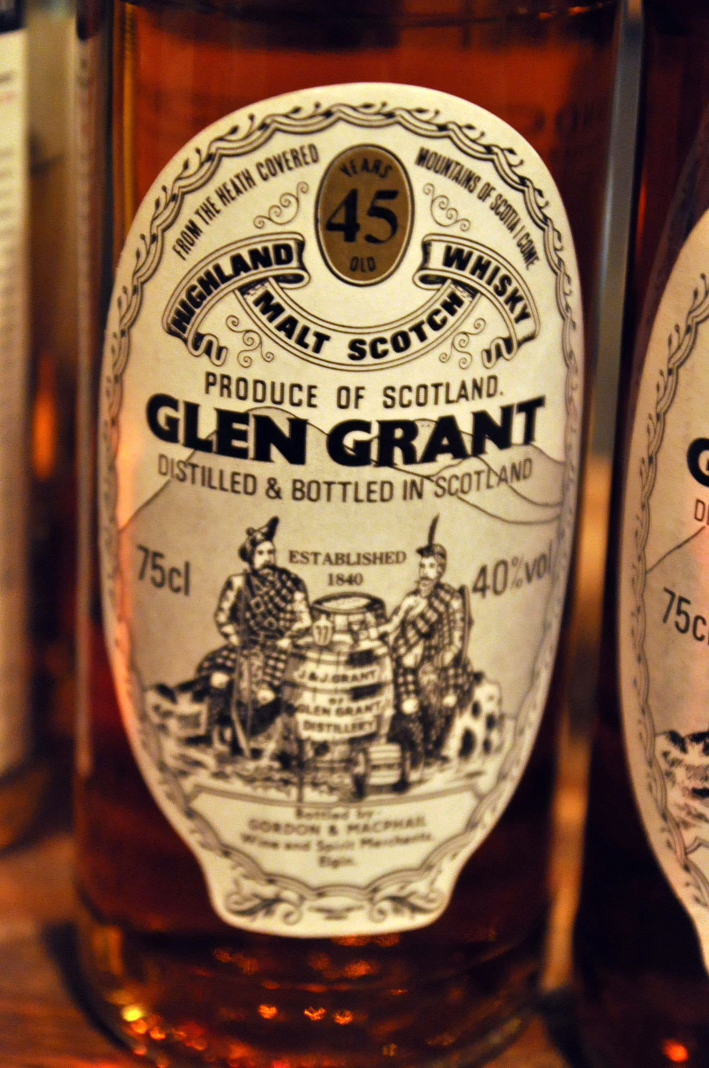 グレングラント Glen Grant 45yo (40%, G&M Licensed bottling, 75cl)
