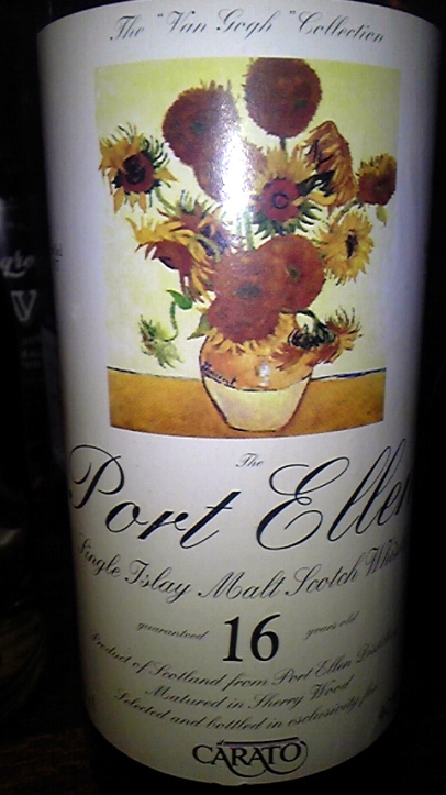 ポートエレン　Port Ellen 16yo 1977/1993 (40%,  CARATO,  “The Van Gogh Collection”)  Sherry Wood