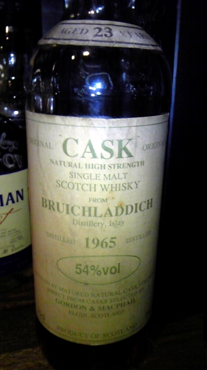 ブルイックラディ　Bruichladdich  1965  (54%, G&M Cask Selection, Late 1980’s)