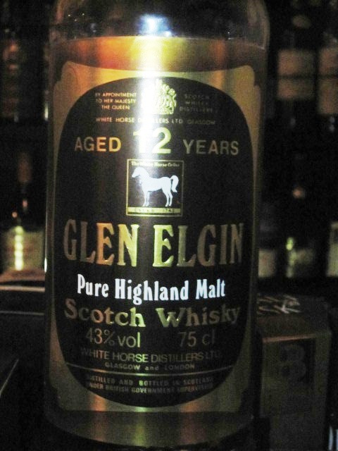 グレンエルギン　Glen Elgin 12y (43%, OB, White Horse, early 1980’s)　75CL 日本正規