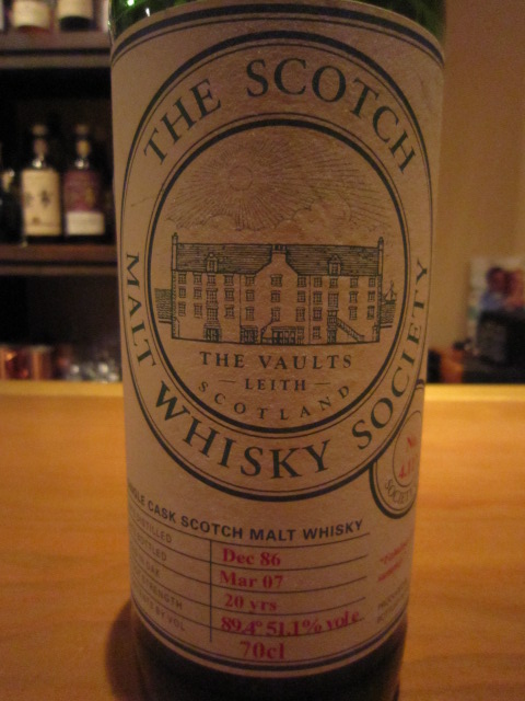 ハイランドパーク　Highland Park 20yo 1986/2007 (51.1%, SMWS, 4.117) “Fabulous Orkney Summer”