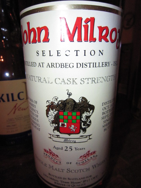 アードベッグ　Ardbeg 25yo 1975/2001 (58%, John Milroy, Sherry butt)