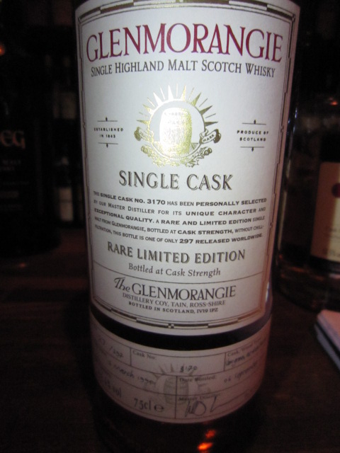 グレンモーレンジ  GLENMORANGIE 1995/2005  (59.6%, OB “RARE LIMITED EDITION”, C#370 Slow Grown Air Dried Bourbon Cask, 27/297Btls) 75CL