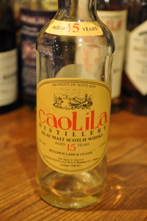 カリラ　Caol Ila 15yo (57%, Bulloch Lade & Co. Ltd., 75cl, Orange label) c1985