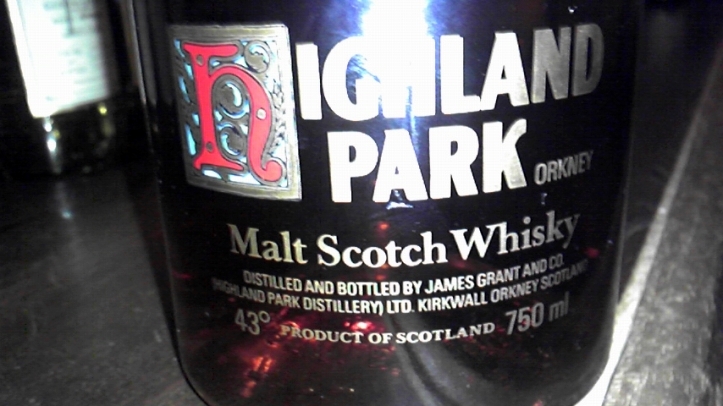 ハイランドパーク　Highland Park 12 yo (43%, OB, silk label, ornamental H,1980s)