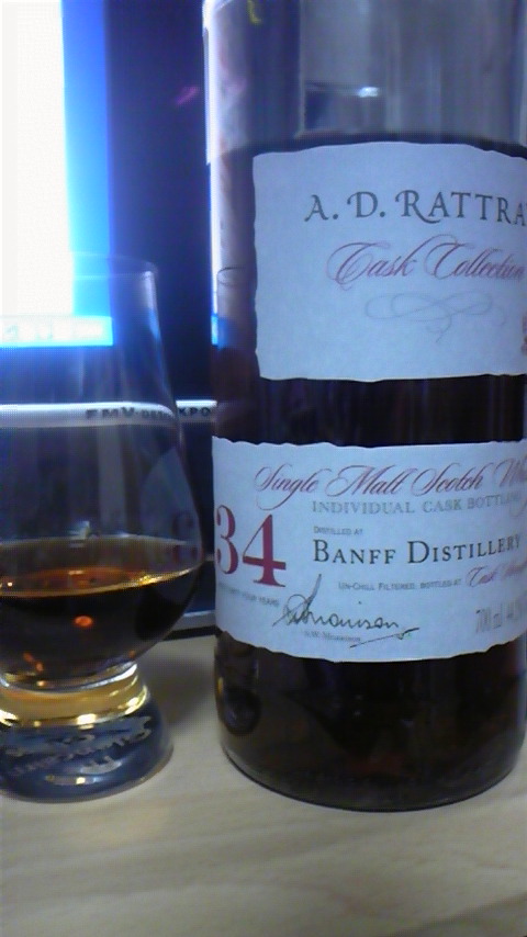 バンフ A.D.Rattray Banff 1975/2010 34yo 44.1% #3354