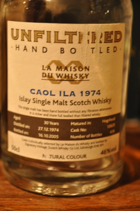 カリラ Caol Ila 30yo 1974/2005 (46%, LMdW, Dumpy, C#12623, 419 Bts.) Unfiltered Hand Bottled , 50CL