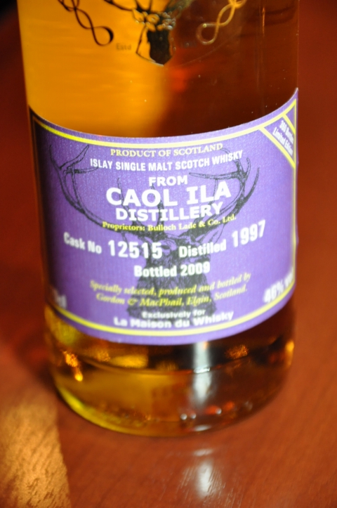 カリラ　Caol Ila 1997/2009 (46%, G&M Reserve for LMDW, C#12515, 360 Bts.) Refill Sherry Hogshead