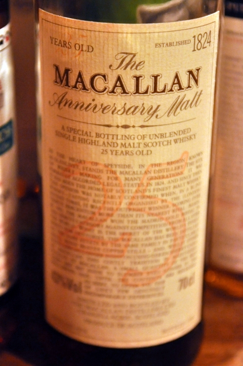 マッカラン Macallan 25yo ‘Anniversary’ (43%, OB, +/-2000)－whiskylink