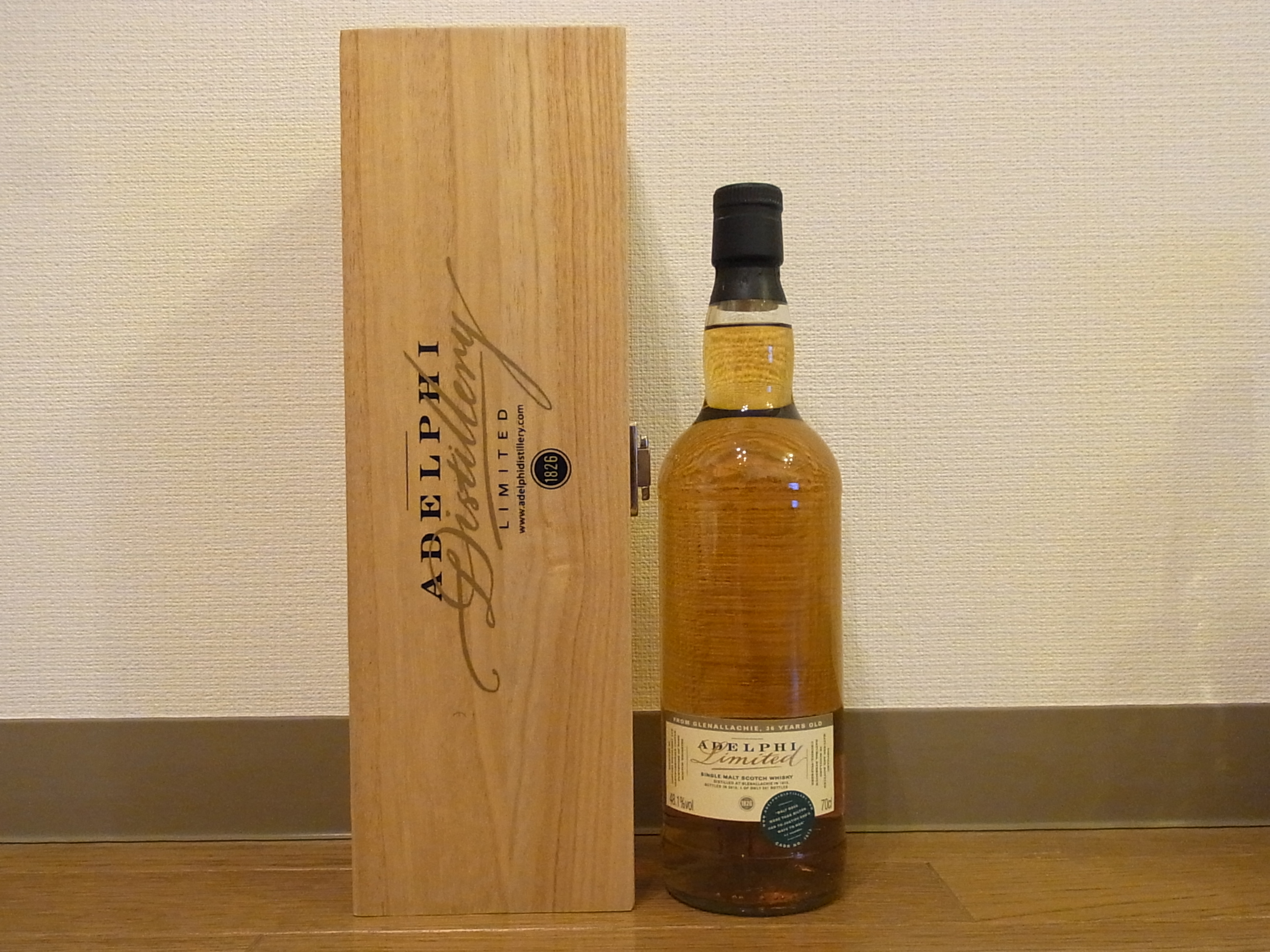 グレンアラヒー GLENALLACHIE 1973-2010 36yo ADELPHI 48.1%