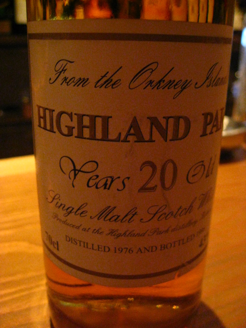 ハイランドパーク Highland Park 20y 1976/1996 (43%, G&M for Intertrade, 70cl)