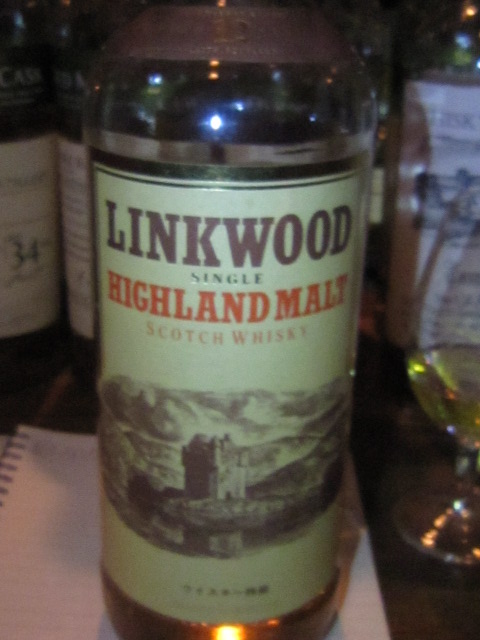 リンクウッド　Linkwood 12yo (43%, OB, Castle Drawing Label, +/-1980)　国内正規　巴工業　ウイスキー特級