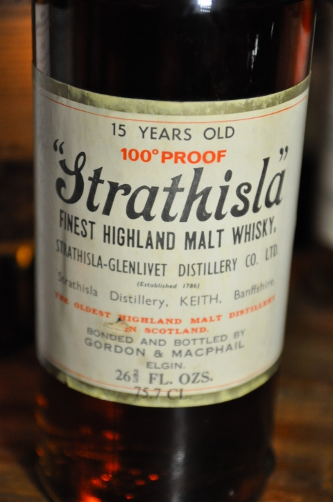 ストラスアイラ　Strathisla 15yo (100 Proof, G&M Licensed bottling, 1970’s, 26 2/3FL.OZS)