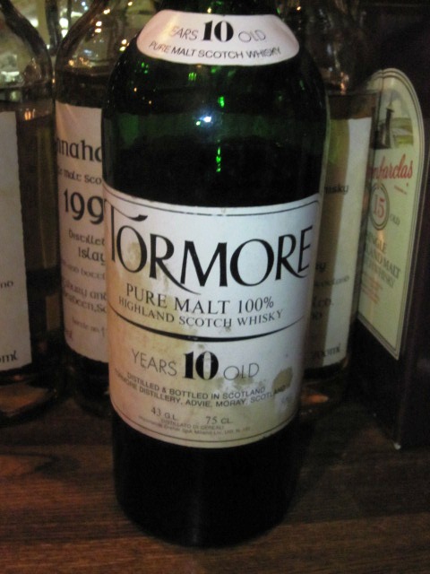 トーモア　Tormore 10yo ‘Pure Malt’ (43%, OB, 75cl, Dreher SpA Milano Import)　イタリア向け　1970年代ボトリング