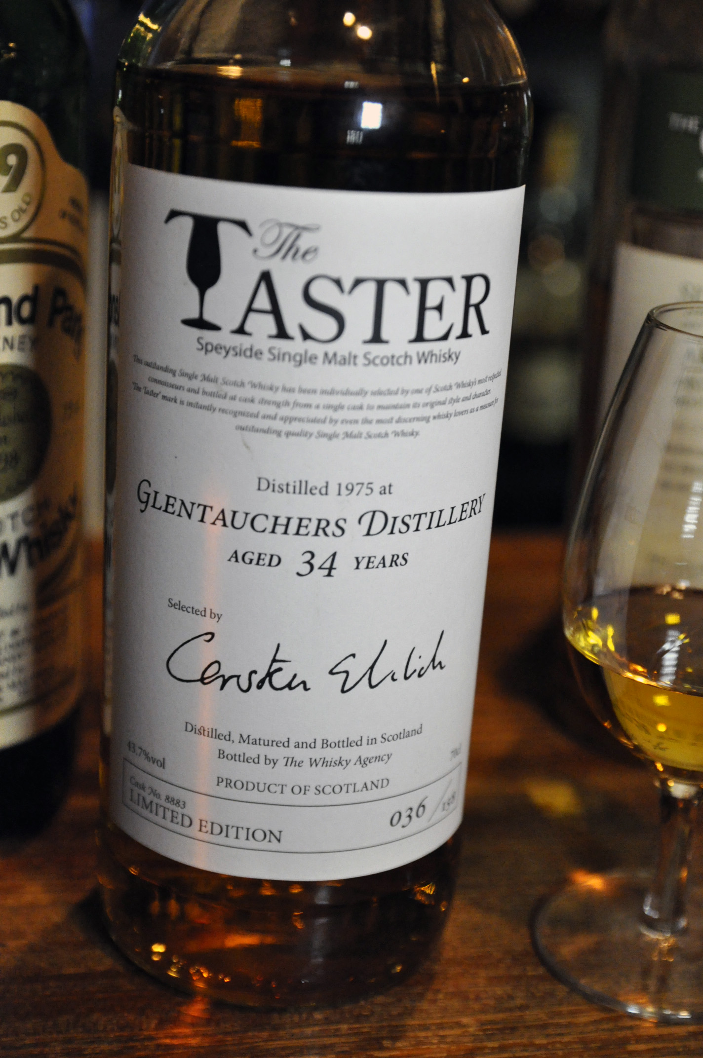 グレントファース（グレンタウチャーズ）　Glentauchers 34yo 1975/2010 (43.7%, TWA for SMS, “Taster” selected by Carsten Ehrlich, 036/158bts, C#8883)