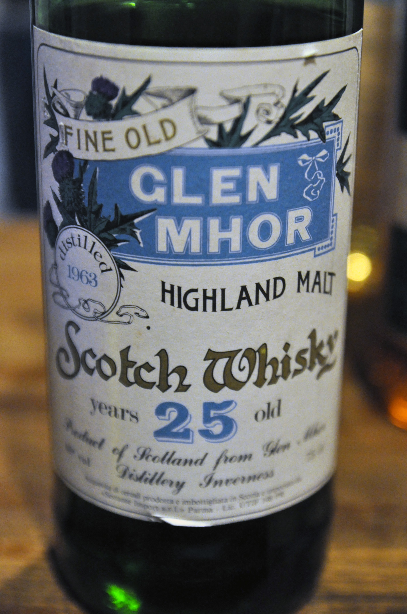 グレンモール　Glen Mhor 25yo 1963 (40.0%, Sestante, 75cl)