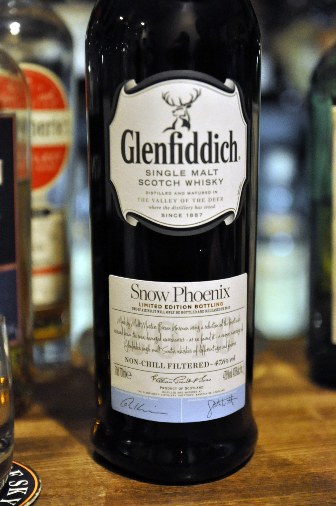 グレンフィディック Glenfiddich ”Snow Phoenix” (47.6%, OB, 1000bts, B/2010)