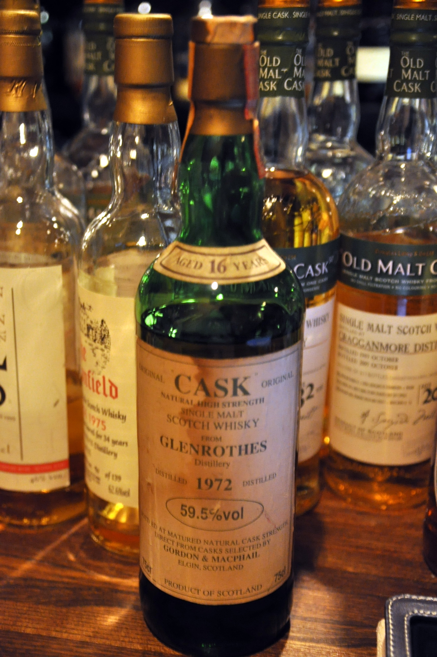 グレンロセス Glenrothes 16yo 1972 (59.5%, G&M “Cask”, Natural High Strength, 75cl)