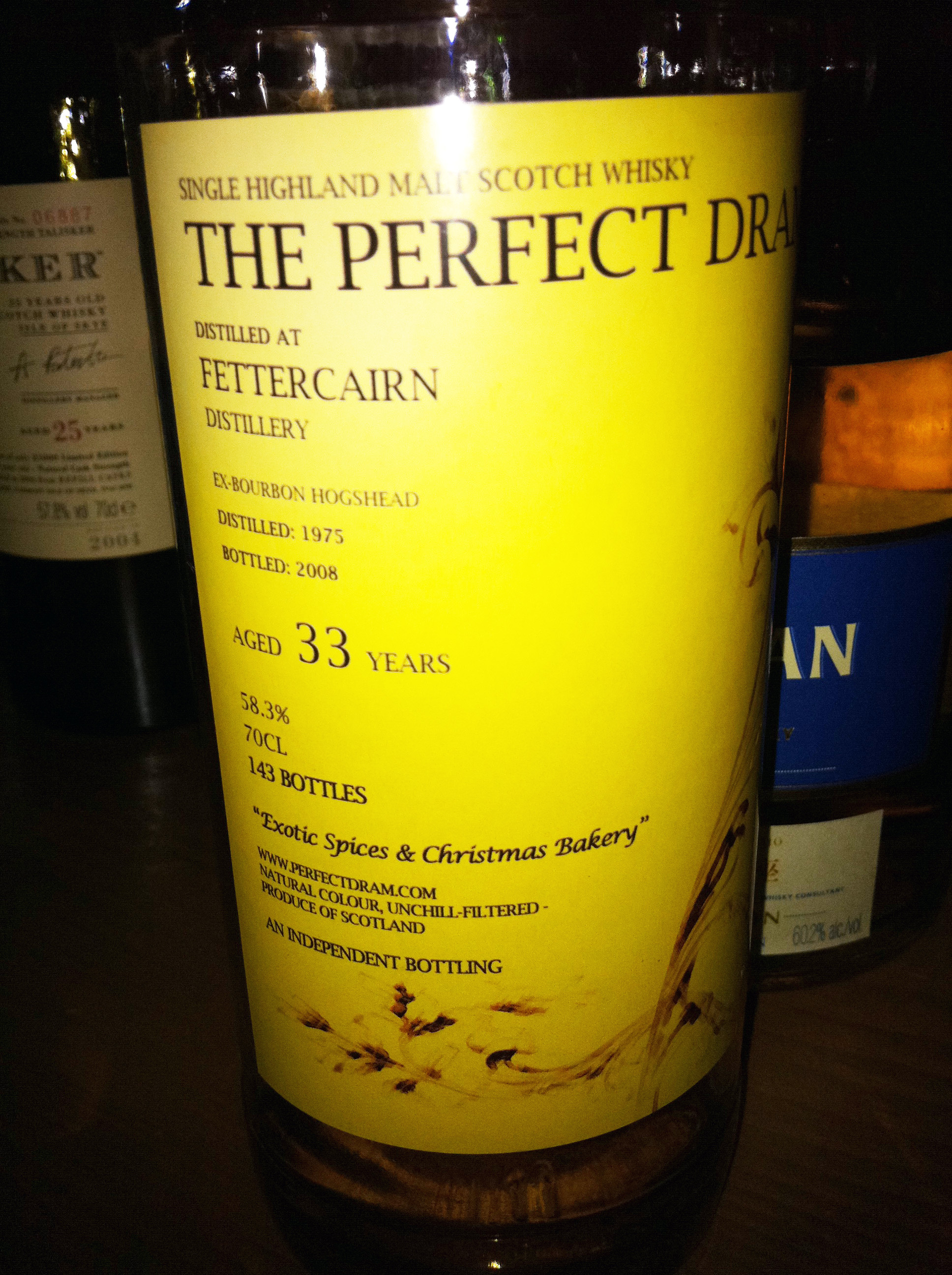 フェッターケン Fettercairn 33yo 1975/2008 (58.3%, The Perfect Dram, 143 Bts.)