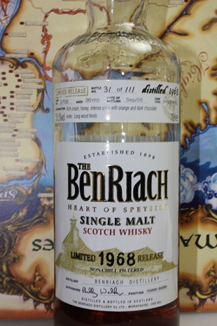 BenRiach 36yo 1968/2005 (51.5% OB Hogshead, C#2708)