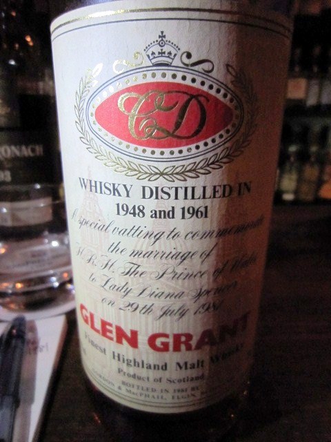 グレングラント　Glen Grant 1948-1961/1981 (40%, G&M, Royal Marriage)