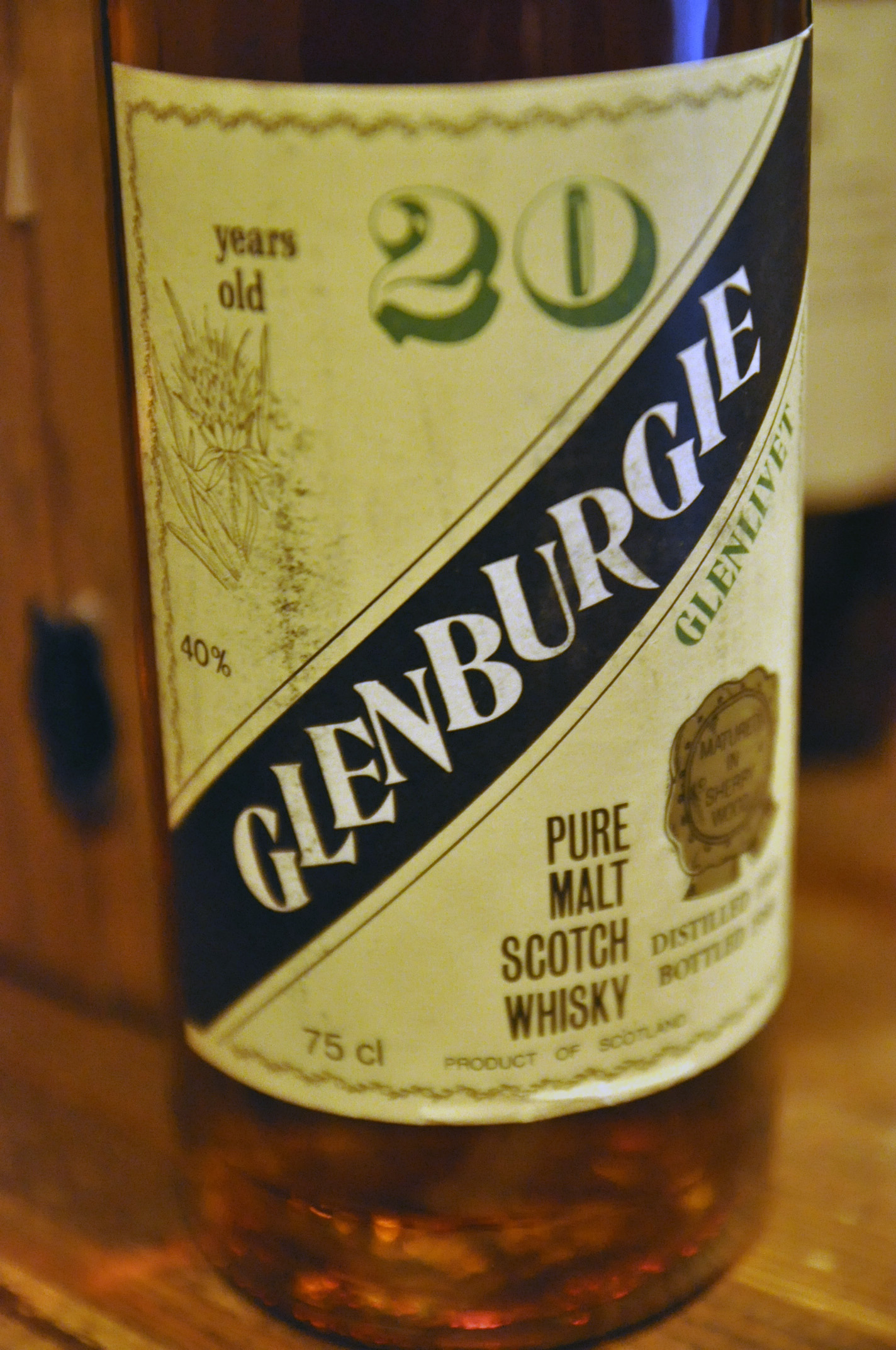 グレンバーギ　Glenburgie-Glenlivet 20yo 1968/1988 (40%, Sestante, 75cl)