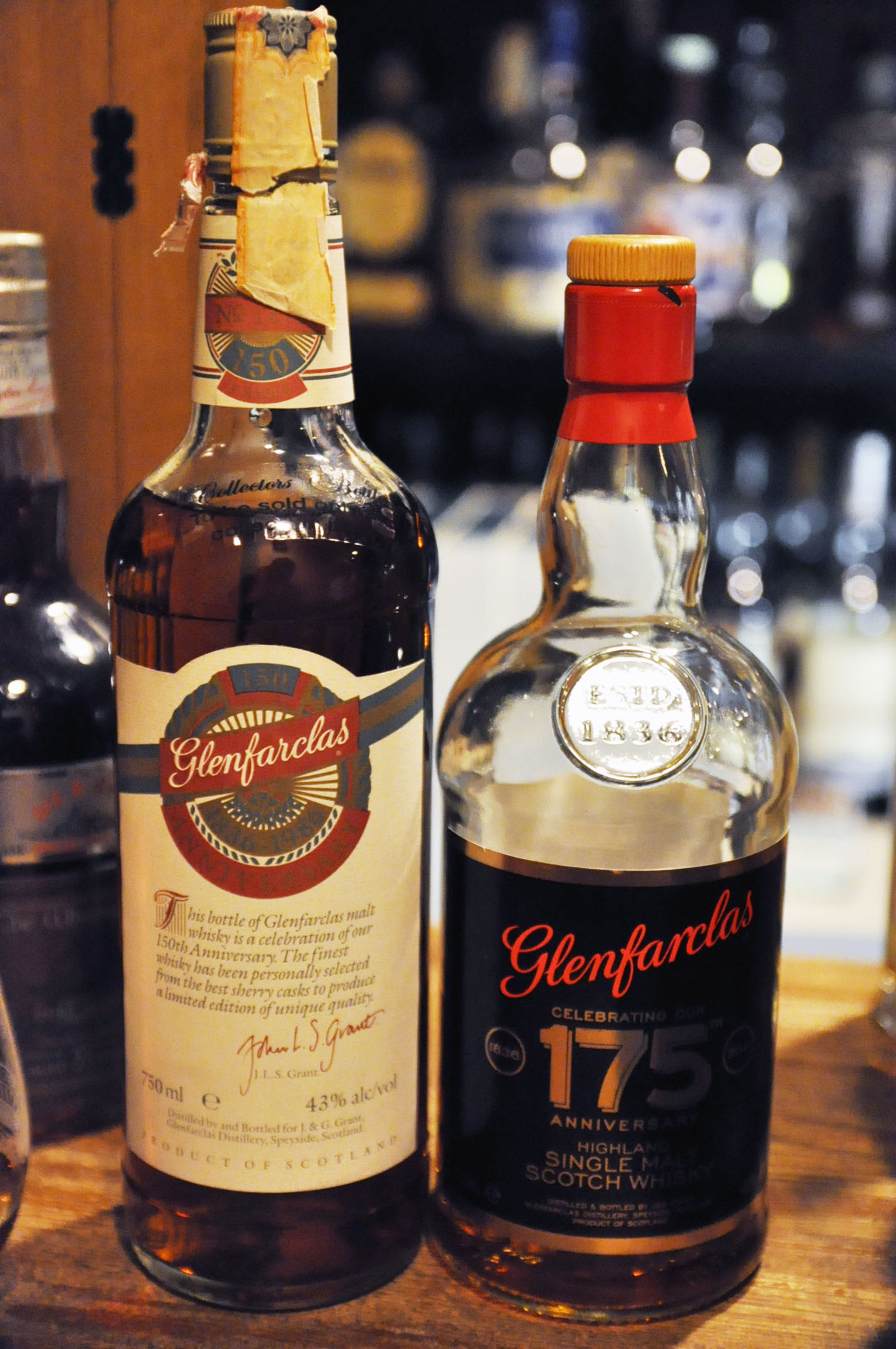 グレンファークラス　Glenfarclas NAS ‘Anniversary’ (43%, OB, 150th Anniversary edition, 75cl) c1986