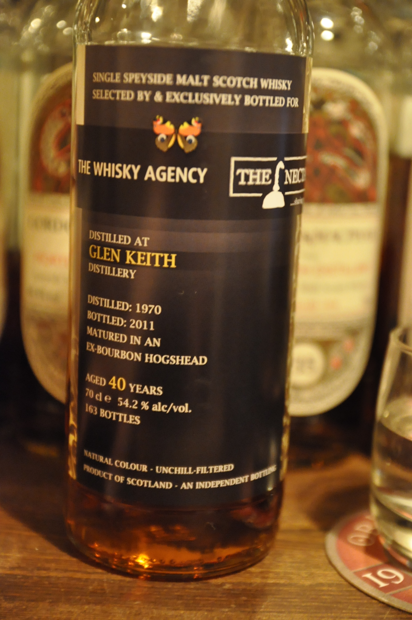 グレンキース Glen Keith 40yo 1970/2011 (54.2%, The Whisky Agency & The Nectax-Bourbon Hogshead)