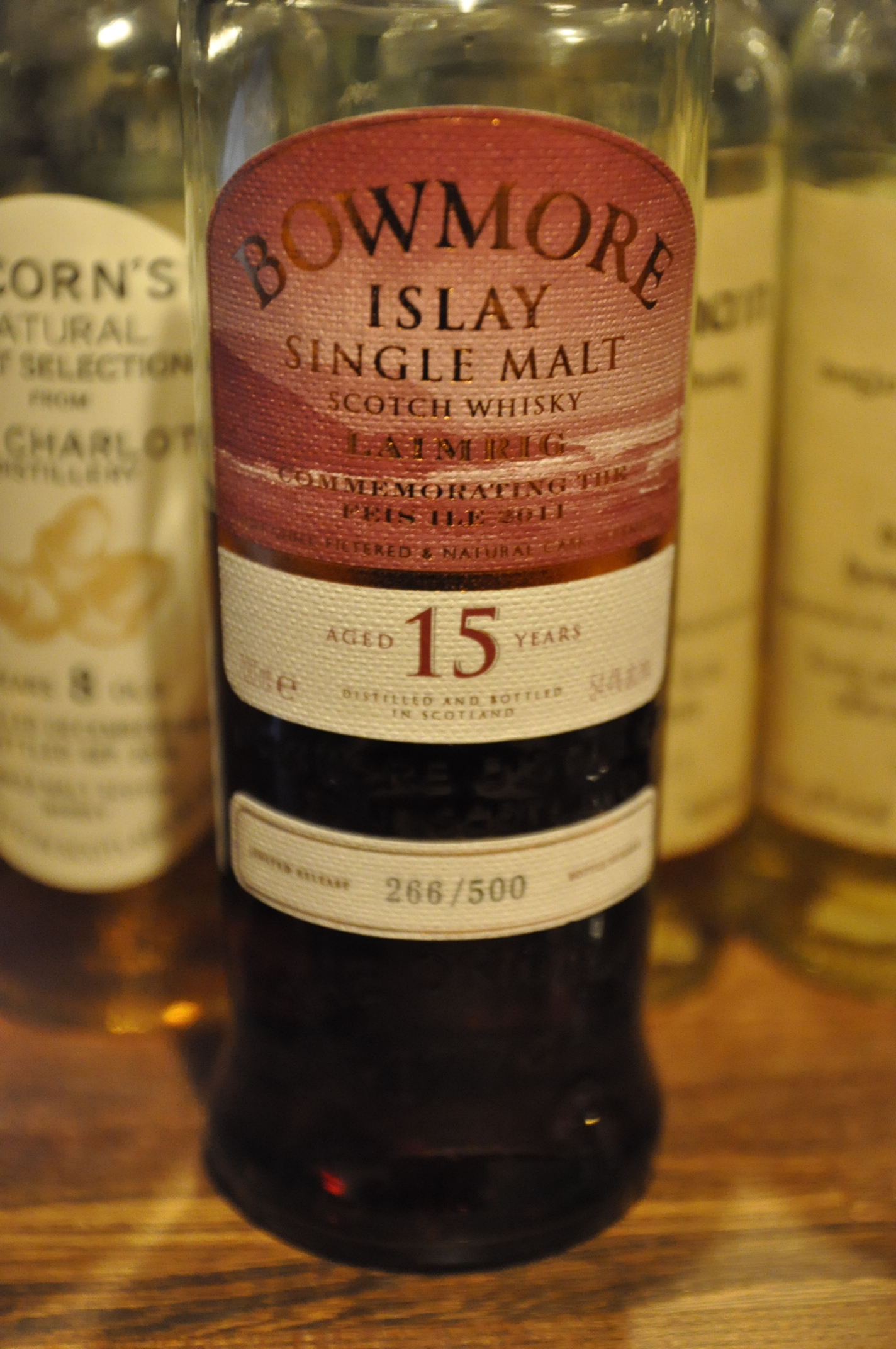 ボウモア　Bowmore 15yo  ”LAIMRIG”  Feis Ile 2011 (51.4%, OB, 266/500 bts)