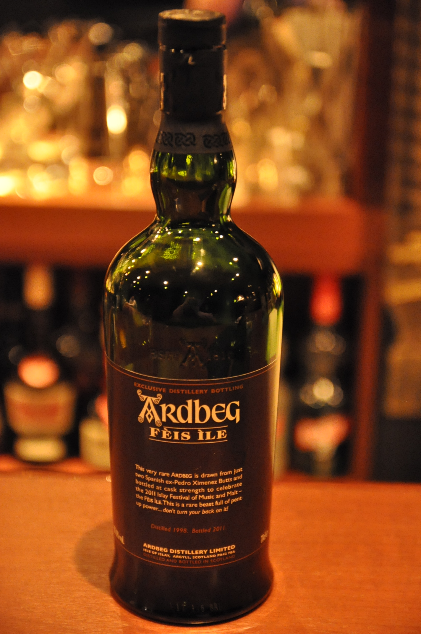 アードベッグ　Ardbeg  Feis Bottling 1998/2011 （55.1%, OB, Spanish ex- Pedro Ximenez Butts）