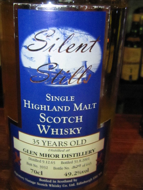 グレンモール　Glen Mhor 35yo 1965/2001 (49.2%, Signatory, Silent Stills, C#3932, 643 Bts., D. 12/’65 Btl. 08/’01)