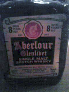 アベラワー　Aberlour-Glenlivet 8yo (50%, OB, Cube, black plastic, rotation 1974, 75cl)
