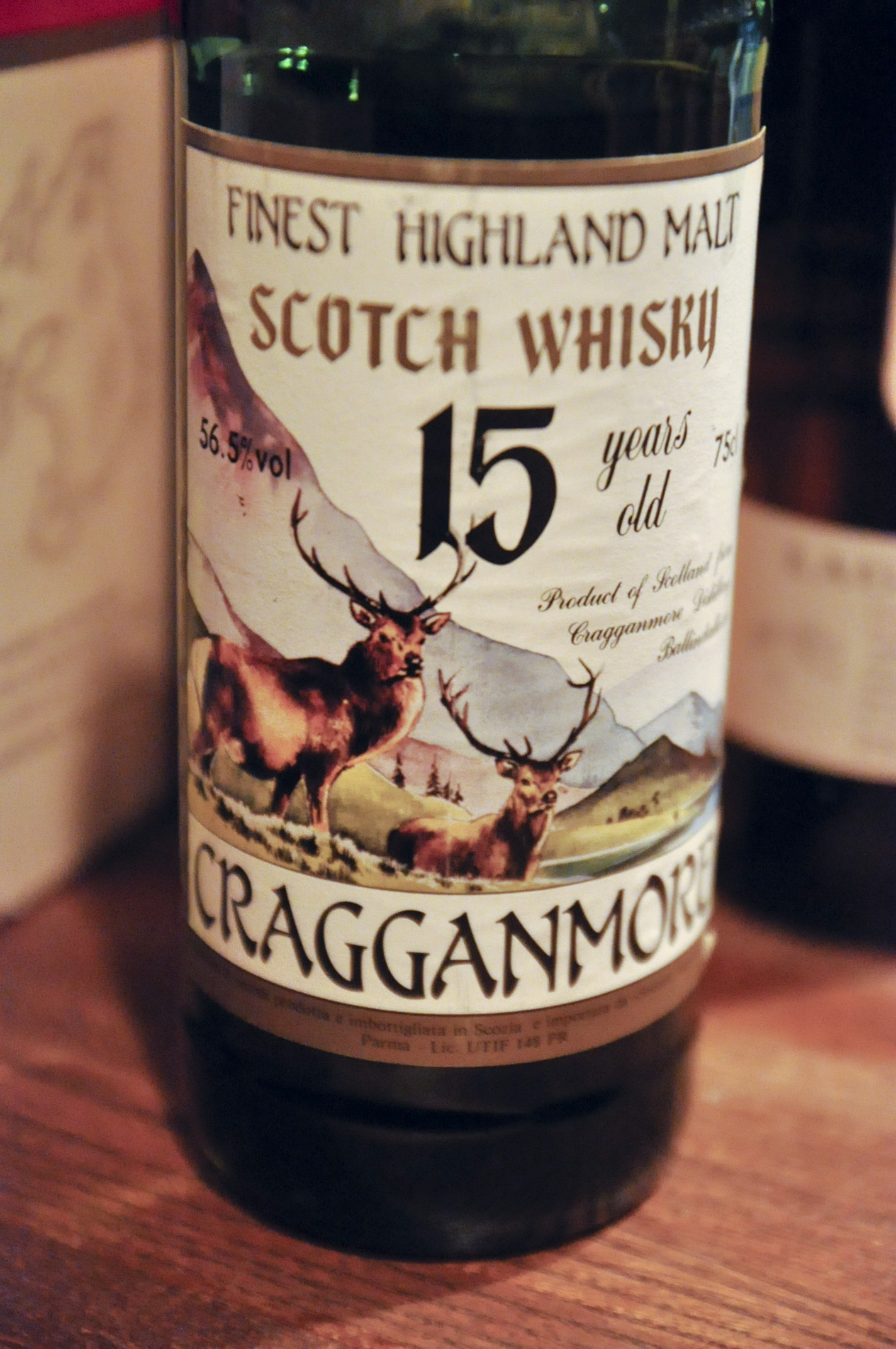 クラガンモア Cragganmore 15yo (56.5%, Sestante, 1980’s)