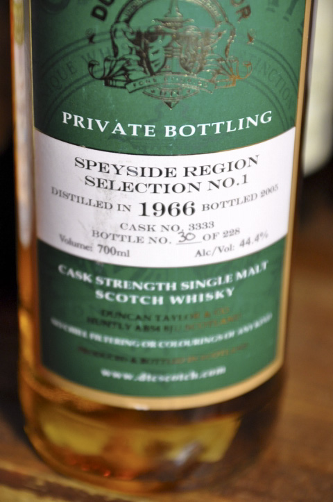 グレンファークラス　Glenfarclas 1966/2005 (44.4%, Duncan Taylor, C#3333, 30/228 Bts.) PRIVATE BOTTLING “Speyside Region No.1”