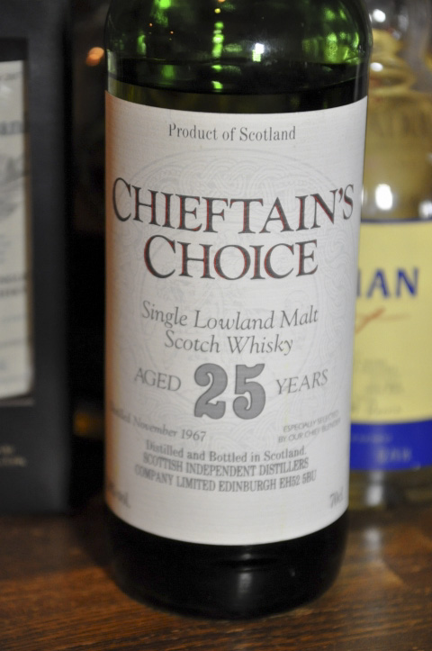 ローズバンク　Rosebank 25yo 1967 (50%, Chieftain’s Choise<Scotish Independent Distillers Co.>, Single Lowland Scotch Whisky, 70CL)