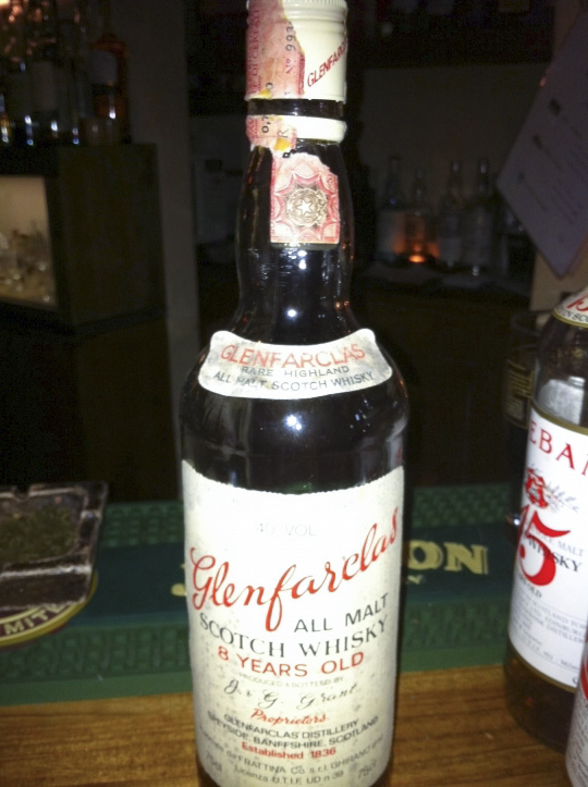 グレンファークラス　Glenfarclas 8yo (40％, OB, 1970’s)　75cl   for Italy