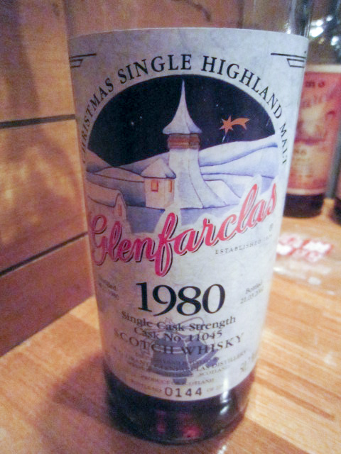 グレンファークラス　Glenfarclas 1980/2002 (50.7%, OB Christmas Edition, “with BELL” C#11045, 144/229 Bts.) *1980.12.24-2002.03.21