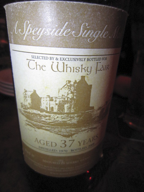 グレンファークラス　Single Speyside Malt 37yo 1970/2008 (50.2%, The Whisky Fair) 　シェリーウッド