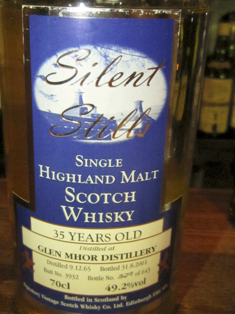 グレンモール Glen Mhor 35yo 1965/2001 (49.2%, Signatory, Silent Stills, C#3932, 643 Bts., D. 12/’65 Btl. 08/’01)