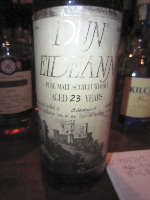 ブラドノック　Bladnoch 23yo 1966/1989 (50.8%, Dun Eideann for Donato Italy, C#1636)　1966.3.22.-1989.10　Btl No.158  75CL