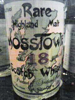 モストウィー Mosstowie 18yo (64.8%, Sestante, green map of Scotland, 75cl) c1985