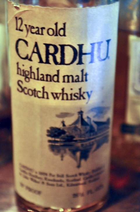 カーデュ　Cardhu 12yo (70Proof, OB, Mid 1970’s, Cream label, Tall bottle, 26 2/3FL.OZS) highland malt Scotch whisky　/　100％　Pot Still Scotch Whisky / John Walker & Sons Lts.,